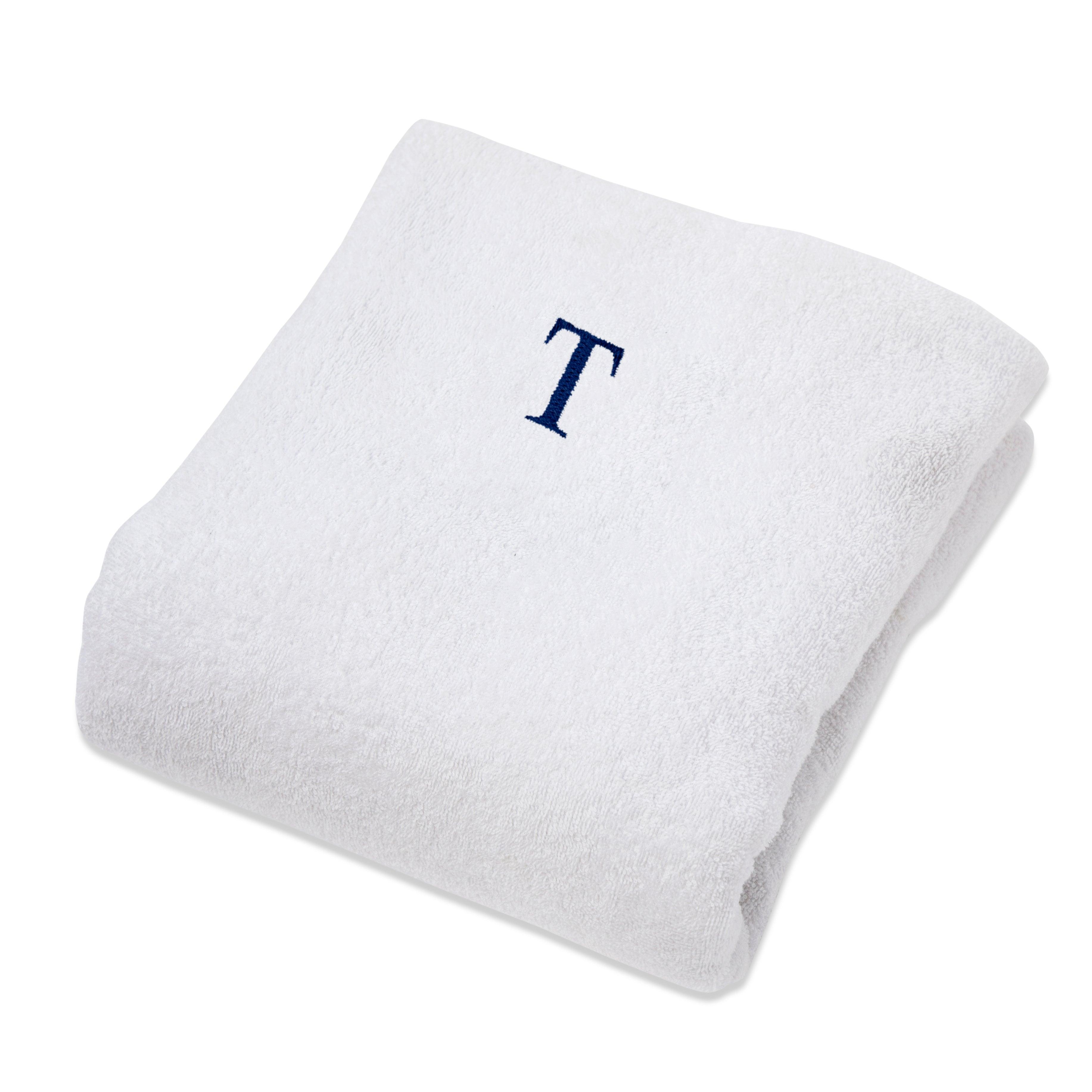 Cotton Monogrammed Patio Chaise Lounge Chair Cover - Beach Towel by Superior