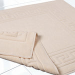 100% Cotton Absorbent Greek Key Border Solid 2 Piece Bath Mat Set - Bath Mats by Superior