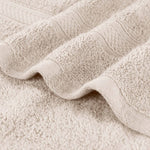 Chevron Zero Twist Solid and Jacquard Soft Cotton Washcloth Set of 12 - Face Towel by Superior