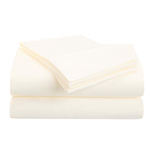 Brushed Microfiber Deep Pocket Breathable 4 Piece Bed Sheet Set - Ivory