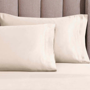 1500 Thread Count Egyptian Cotton 2 Piece Solid Pillowcase Set