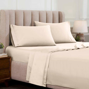 Egyptian Cotton 1500 Thread Count Eco Friendly Solid Sheet Set