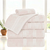 Smart Dry Zero Twist Cotton Medium Weight 6 Piece Assorted Towel Set - Towel Set by Superior