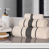 Sadie Zero Twist Cotton Solid Absorbent 3 Piece Towel Set - Towel Set by Superior