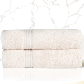 Heritage Egyptian Cotton Plush Absorbent Luxury Bath Towel Set of 2