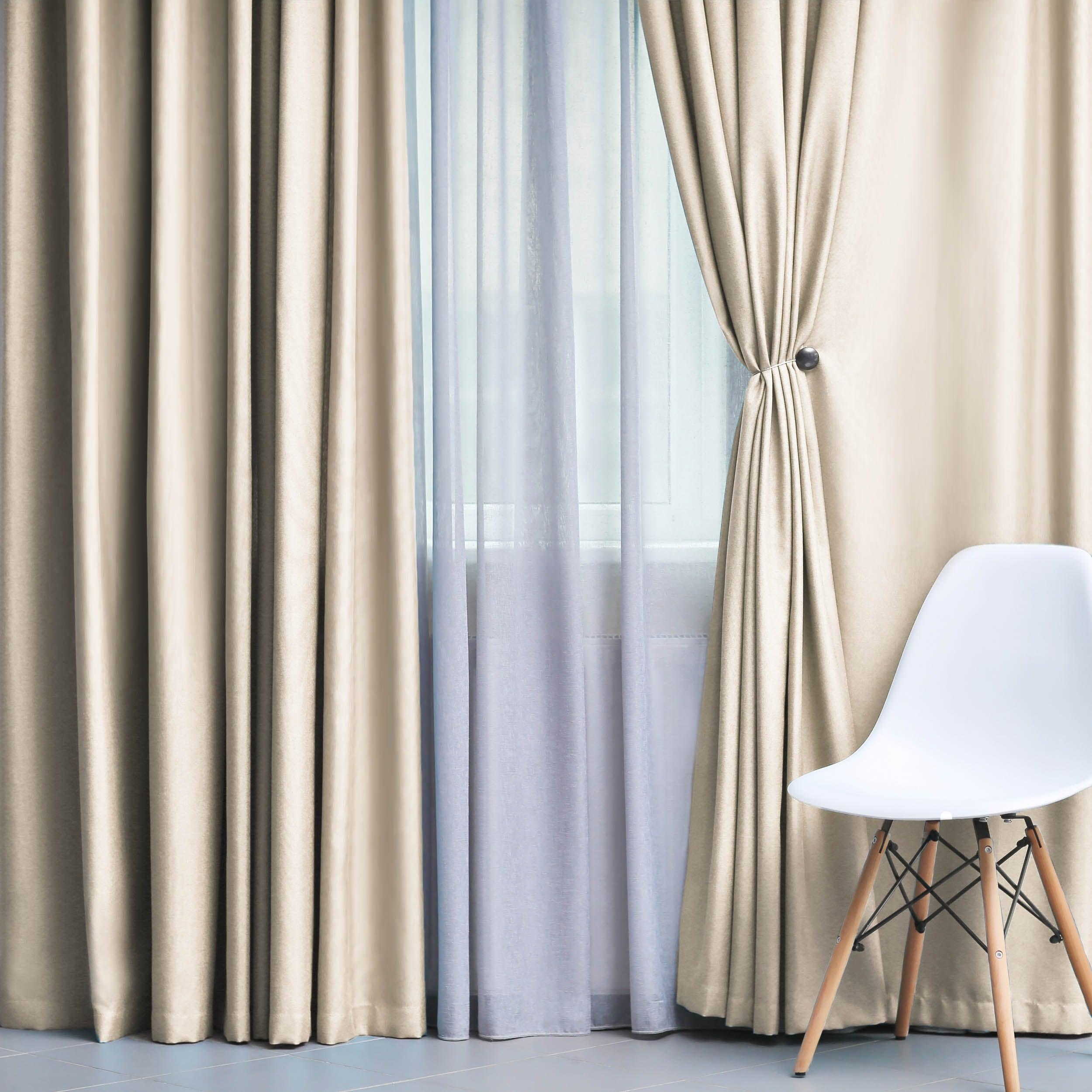 Solid Machine Washable Room Darkening Blackout Curtains, Set of 2 - Blackout Curtains by Superior