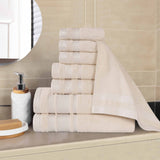 Hays Cotton Medium Weight 8 Piece Assorted Bathroom Towel Set - Towel Set by Superior