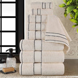 Niles Egyptian Giza Cotton Plush Heavyweight Soft 9 Piece Towel Set - Towel Set by Superior