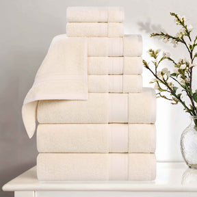 Belmont Zero Twist Cotton Medium Weight 9 Piece Towel Set