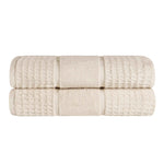 Napa Zero Twist Cotton Solid Waffle Honeycomb Bath Sheet Set of 2 - Towel Set by Superior