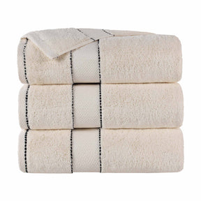 Niles Egyptian Giza Cotton Plush Thick Absorbent Bath Towel Set of 3