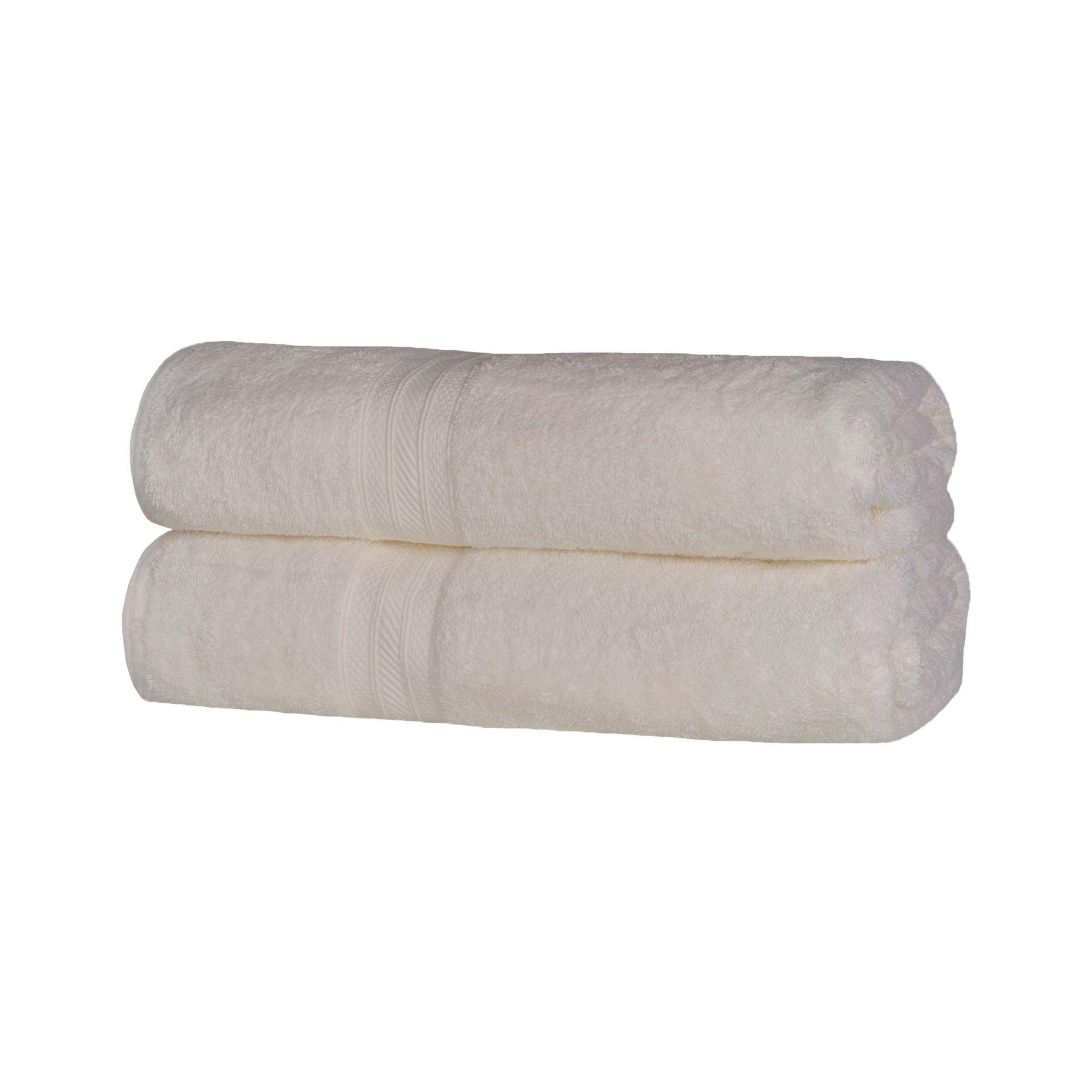 Atlas Cotton Heavyweight Absorbent Plush 2 Piece Bath Sheet Set - Bath Sheets by Superior