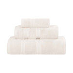 Smart Dry Zero Twist Cotton Medium Weight 3 Piece Assorted Towel Set - Towel Set by Superior