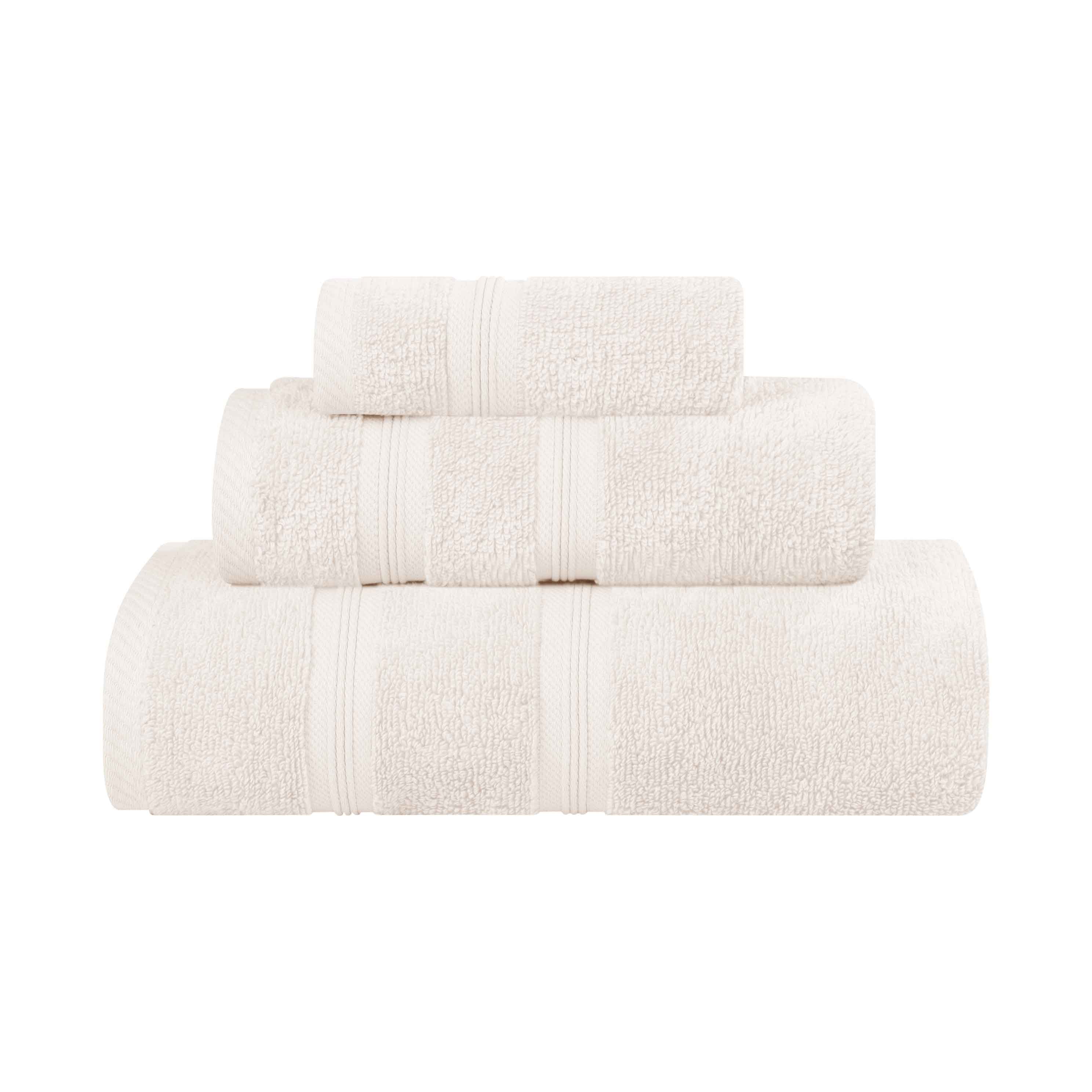 Smart Dry Zero Twist Cotton Medium Weight 3 Piece Assorted Towel Set - Towel Set by Superior