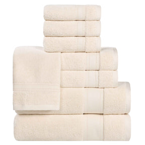 Belmont Zero Twist Cotton Medium Weight 8 Piece Towel Set