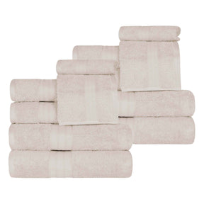 Atlas Cotton Plush Absorbent Heavyweight 12 Piece Assorted Towel Set