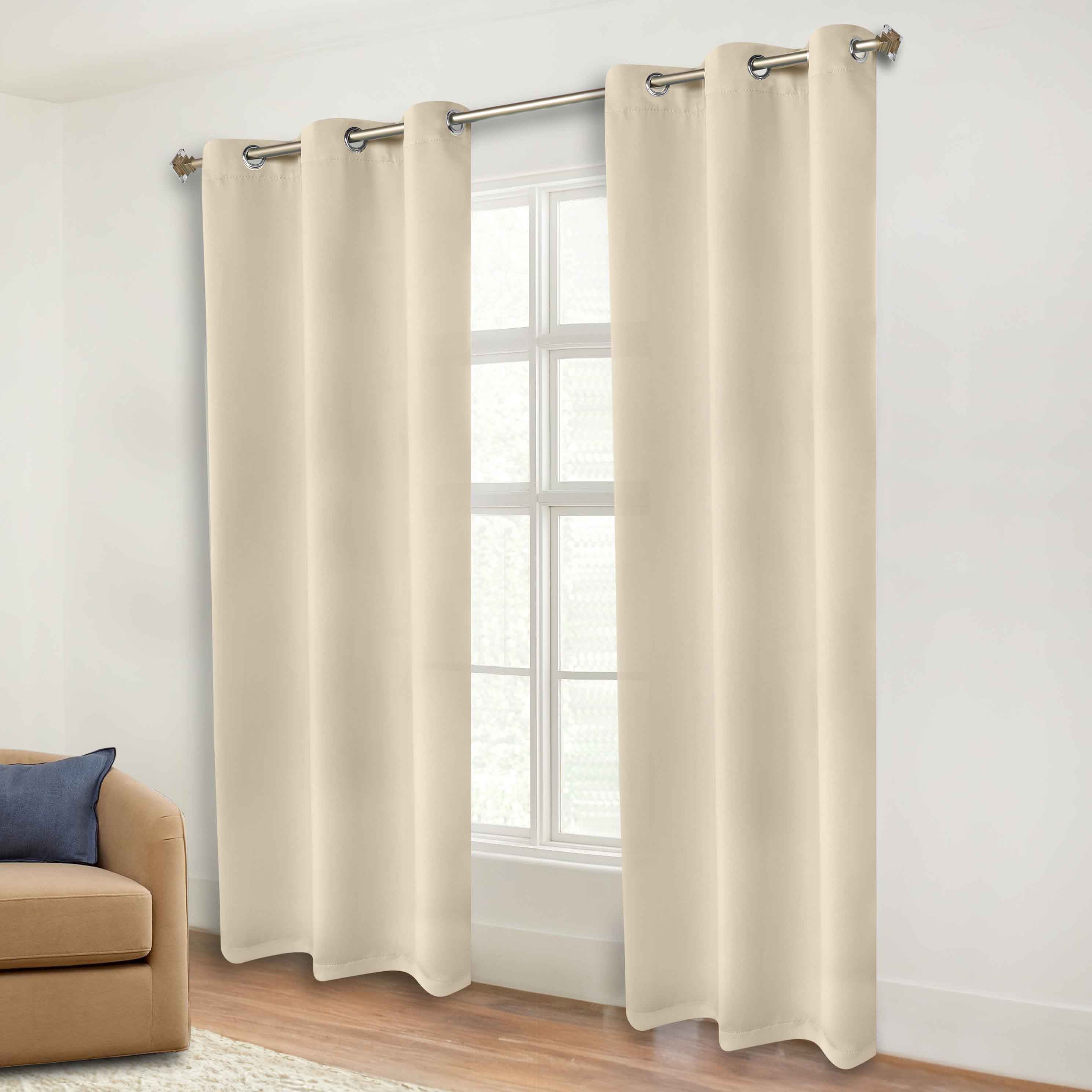 Classic Modern Solid Room Darkening Blackout Curtain Panels, Set of 2 - Blackout Curtains by Superior