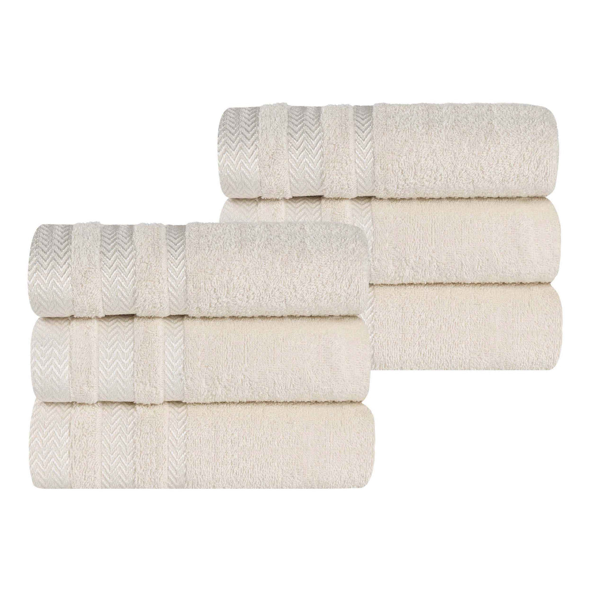 Hays Cotton Medium Weight Soft Hand Towel Set of 6