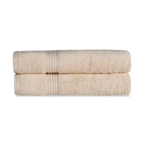 Heritage Egyptian Cotton Plush Absorbent Luxury Bath Sheet Set of 2