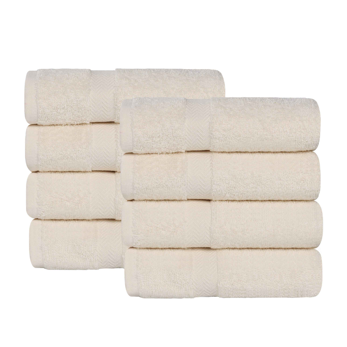 Eco-Friendly Cotton 8 Piece Hand Towel Set