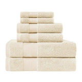 Turkish Cotton Highly Absorbent Solid 6 Piece Towel Set - Towel Set by Superior