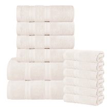 Smart Dry Zero Twist Cotton Medium Weight 12 Piece Assorted Towel Set