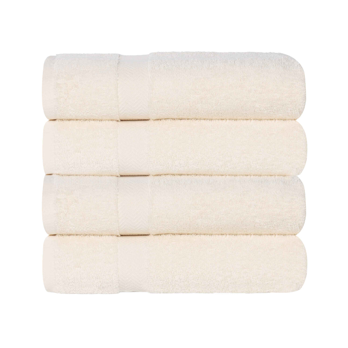 Cotton Highly Absorbent Eco-Friendly Quick Dry 4 Piece Bath Towel Set