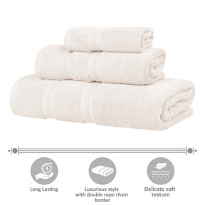 Smart Dry Zero Twist Cotton Medium Weight 12 Piece Assorted Towel Set