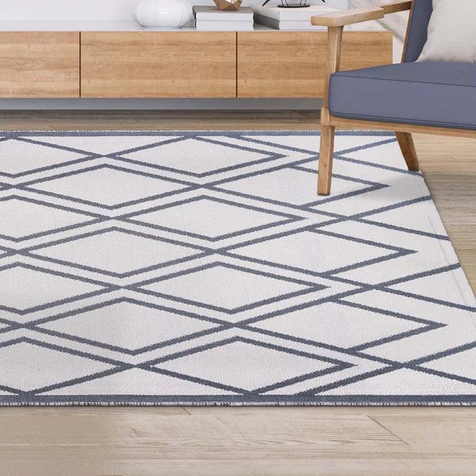 Modern Diamond Lattice Indoor/ Outdoor Area Rug - Rugs by Superior - Superior 