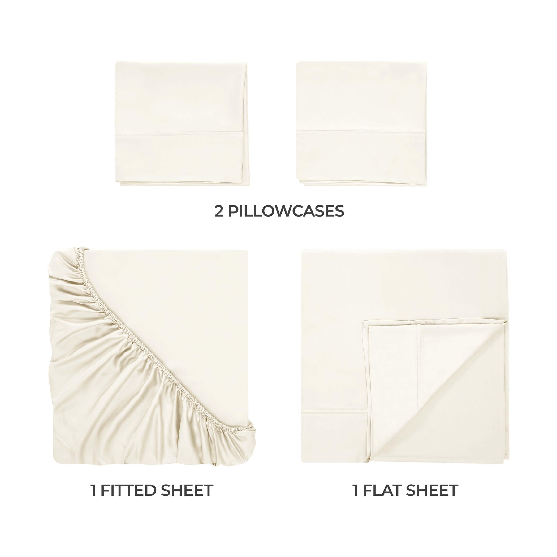 Egyptian Cotton 300 Thread Count Solid Deep Pocket Sheet Set - Sheet Set by Superior - Superior 