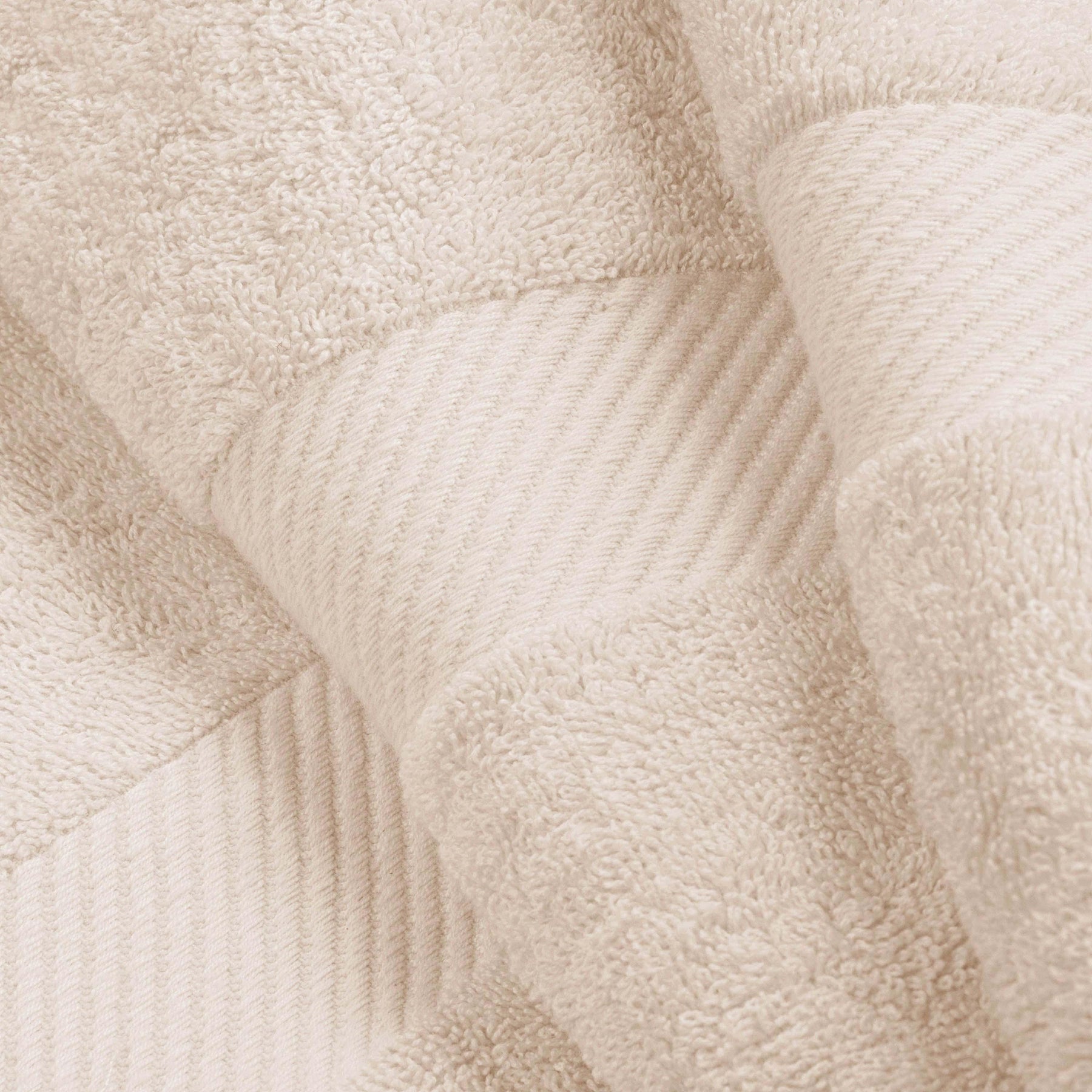 Egyptian Cotton Dobby Border Medium Weight 6 Piece Hand Towel Set - Hand Towel Set by Superior - Superior 
