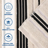 Sadie Zero Twist Cotton Solid Absorbent 3 Piece Towel Set - Towel Set by Superior