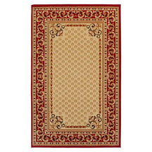 Longfield Traditional Floral Vine Scroll Indoor Area Rug Or Runner Rug - Ivory