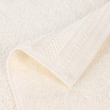 Honeycomb Textured Waffle Border Cotton 3 Piece Towel Set - Towel Set by Superior