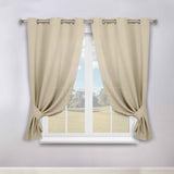 Classic Modern Solid Room Darkening Blackout Curtain Panels, Set of 2 - Blackout Curtains by Superior