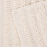 Mika Smart Twist Cotton Solid Textured Ribbed Face Towels, Set of 12 - Face Towel by Superior