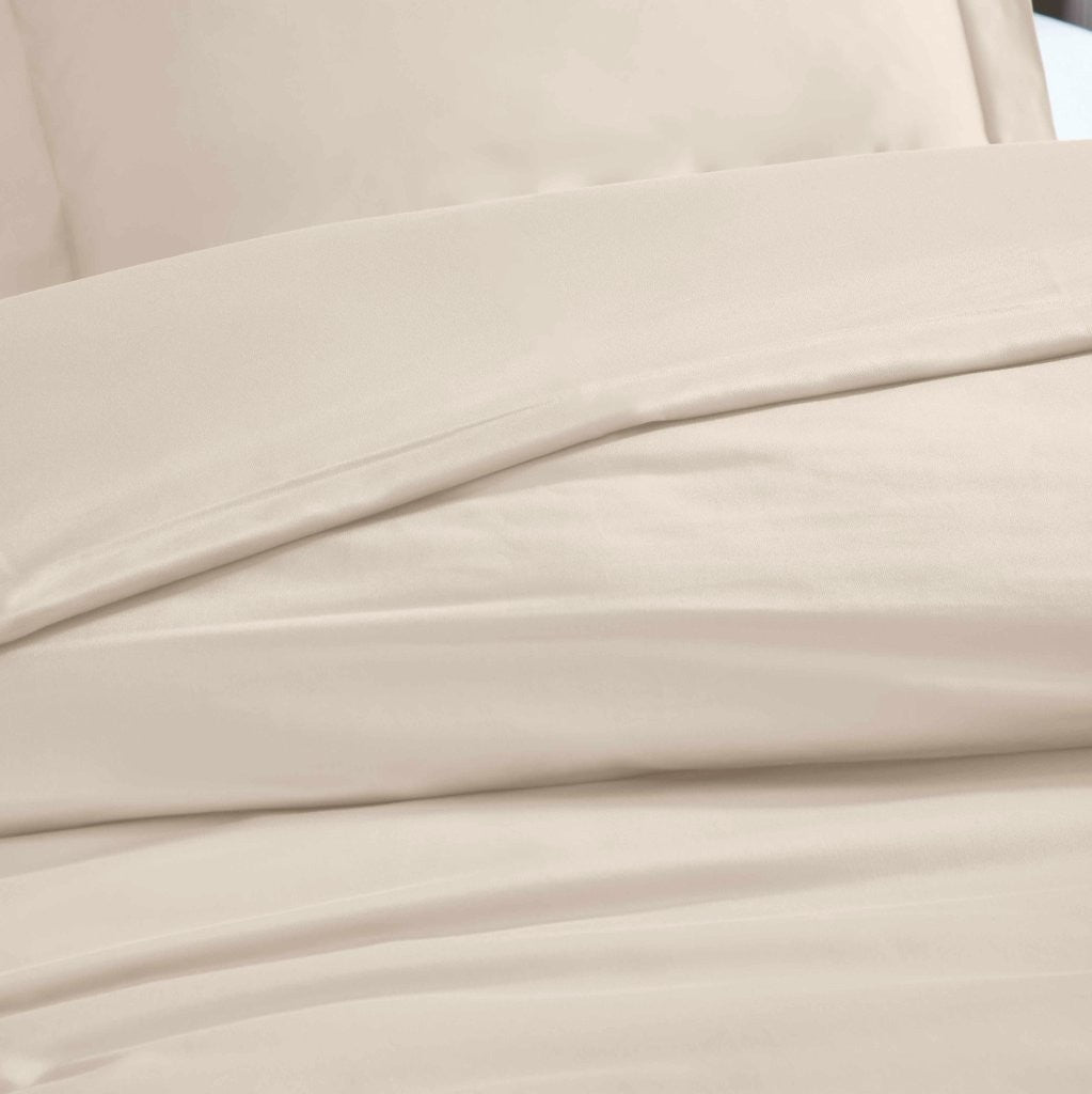 1200 Thread Count Egyptian Solid Cotton Duvet Cover Set