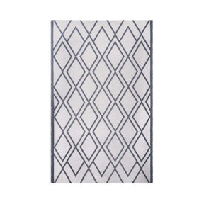 Modern Diamond Lattice Indoor/ Outdoor Area Rug - Rugs by Superior - Superior 