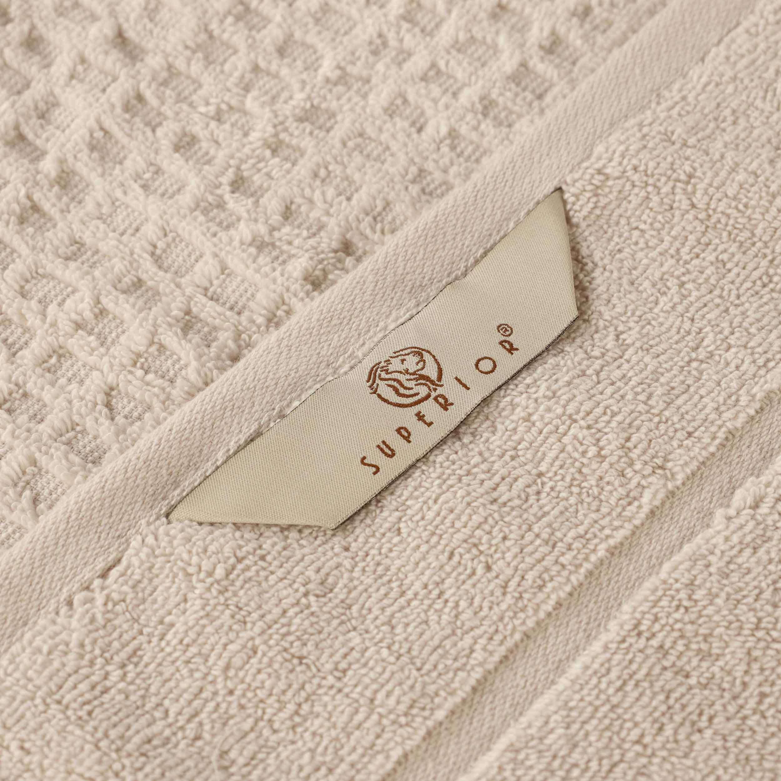 Napa Zero Twist Cotton Solid Waffle Honeycomb Bath Sheet Set of 2 - Towel Set by Superior