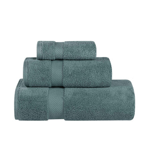 Zero-Twist Smart-Dry Combed Cotton 3 Piece Towel Set - Towel Set by Superior - Superior 