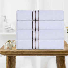 Ultra-Plush Turkish Cotton Super Absorbent Solid Bath Towel Set of 4 - Bath Towel by Superior - Superior 