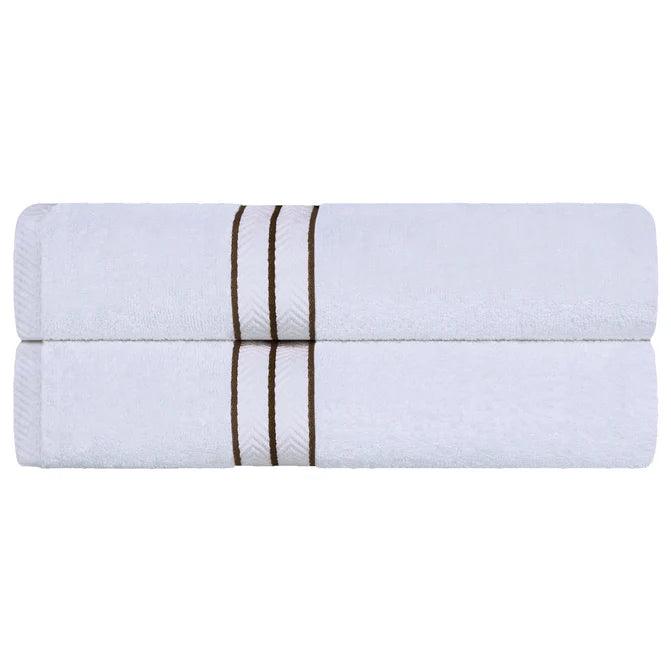 Ultra Plush Turkish Cotton Absorbent Solid 2 Piece Bath Sheet Set - Bath Sheet by Superior - Superior 