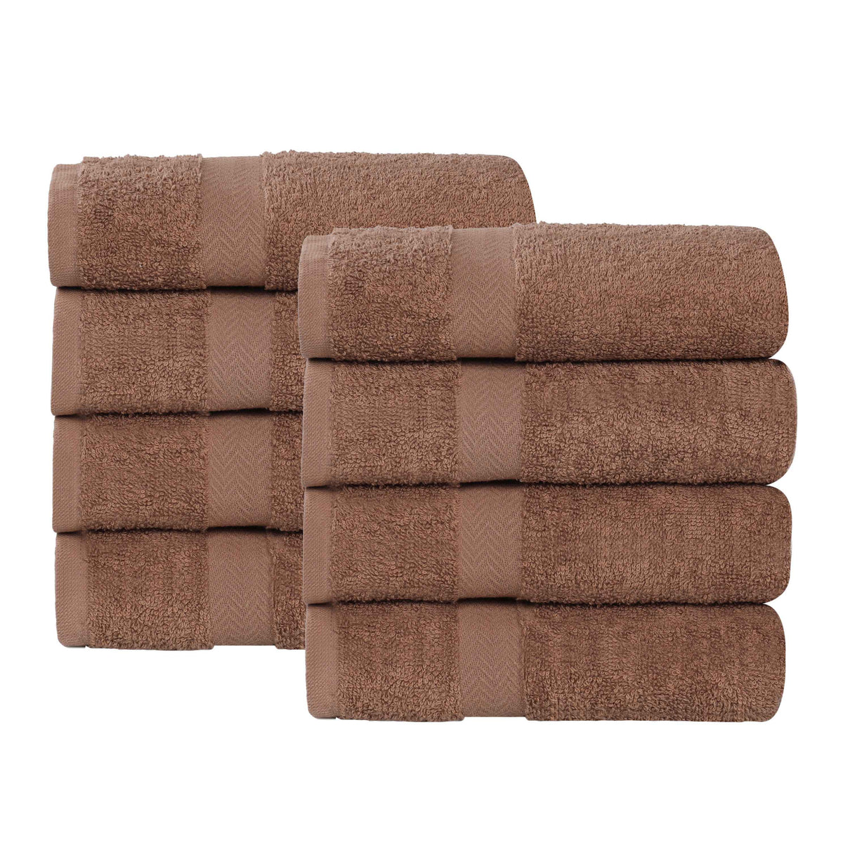 Eco-Friendly Cotton 8 Piece Hand Towel Set