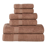 6 Piece Cotton Eco-Friendly Soft Absorbent Towel Set - Towel Set by Superior