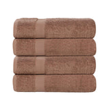 Cotton Highly Absorbent Eco-Friendly Quick Dry 4 Piece Bath Towel Set - Bath Towel by Superior