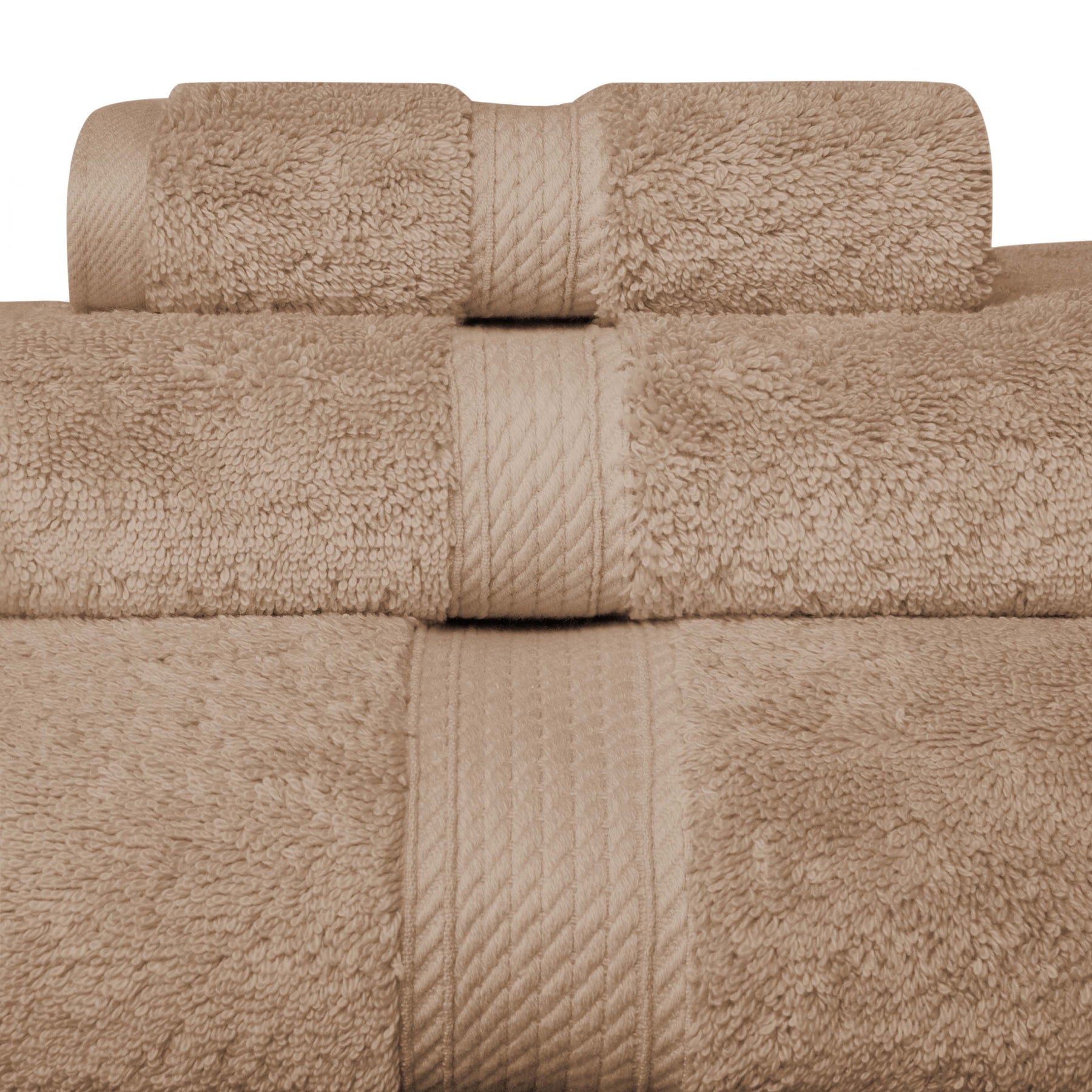 Madison Egyptian Cotton Pile Plush Heavyweight 3 Piece Towel Set