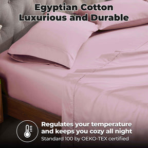 Egyptian Cotton 300 Thread Count Solid Deep Pocket Sheet Set - Sheet Set by Superior - Superior 