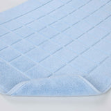 Nora Cotton Solid Absorbent Thick Checkered Washable Bath Mat Set of 2 - Bath Mats by Superior