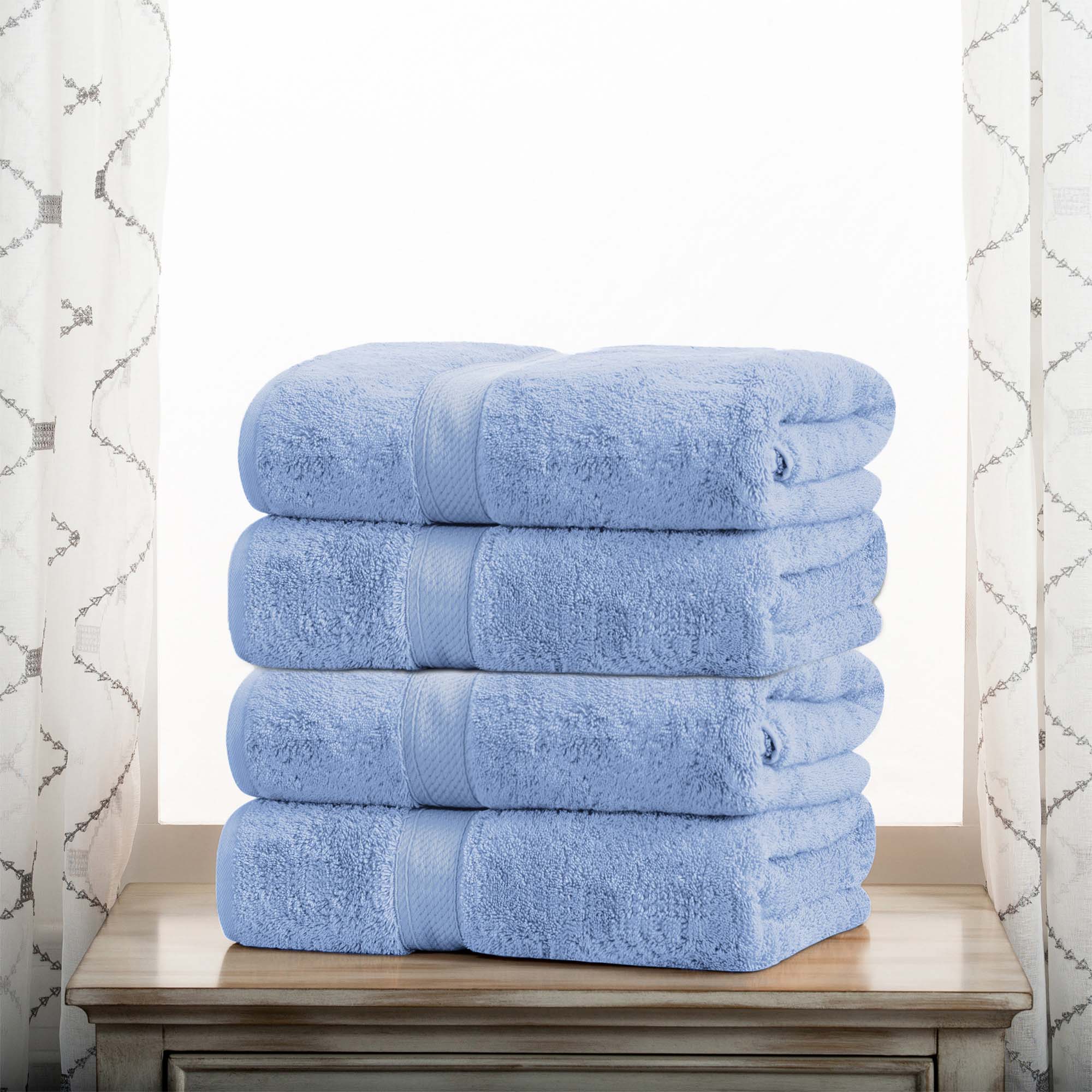 Madison Egyptian Cotton Pile Heavyweight 4 Piece Bath Towel Set - Bath Towel by Superior