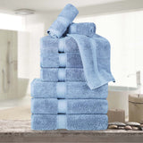 Madison Egyptian Cotton Pile Plush Heavyweight 9 Piece Towel Set - Towel Set by Superior